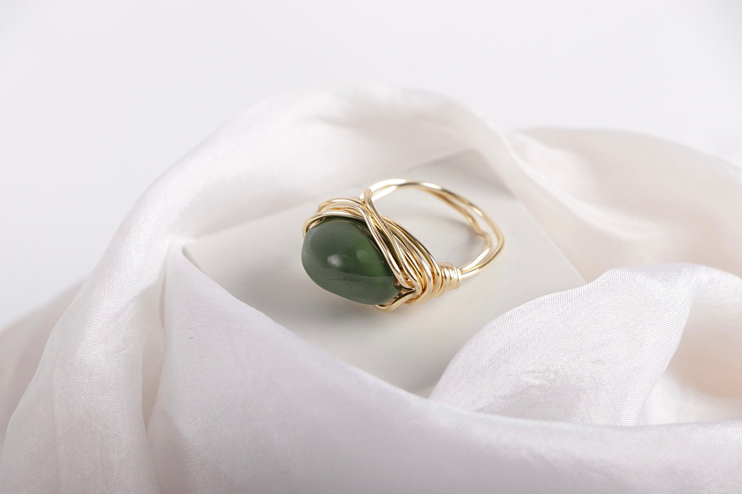 Jade Jubilee Gold Ring